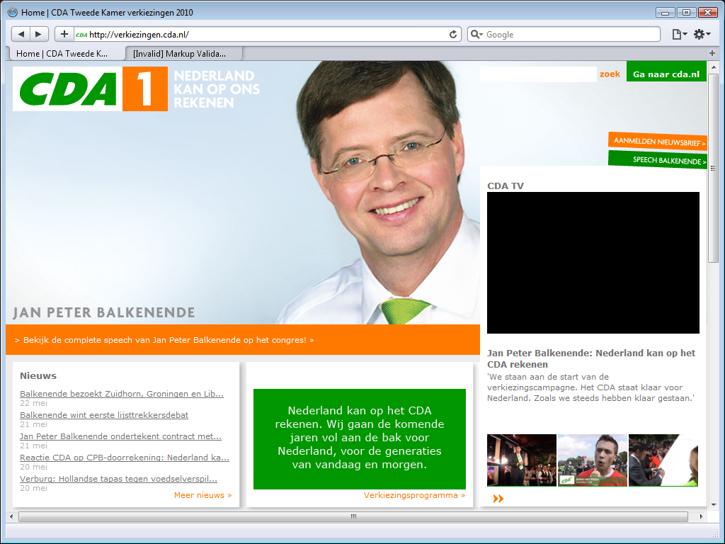 CDA election 2010