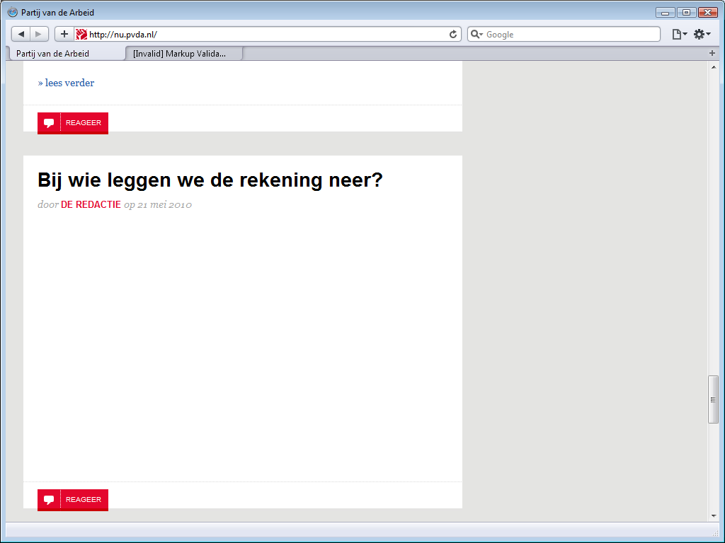 Pvda 2010 gaping white hole