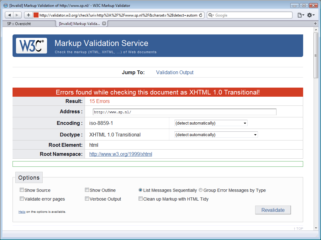 SP 2010 Invalid