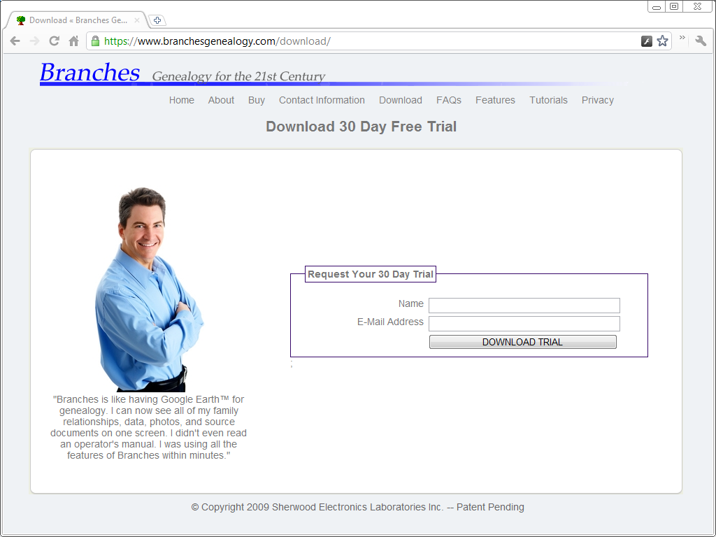 Branches Download Page