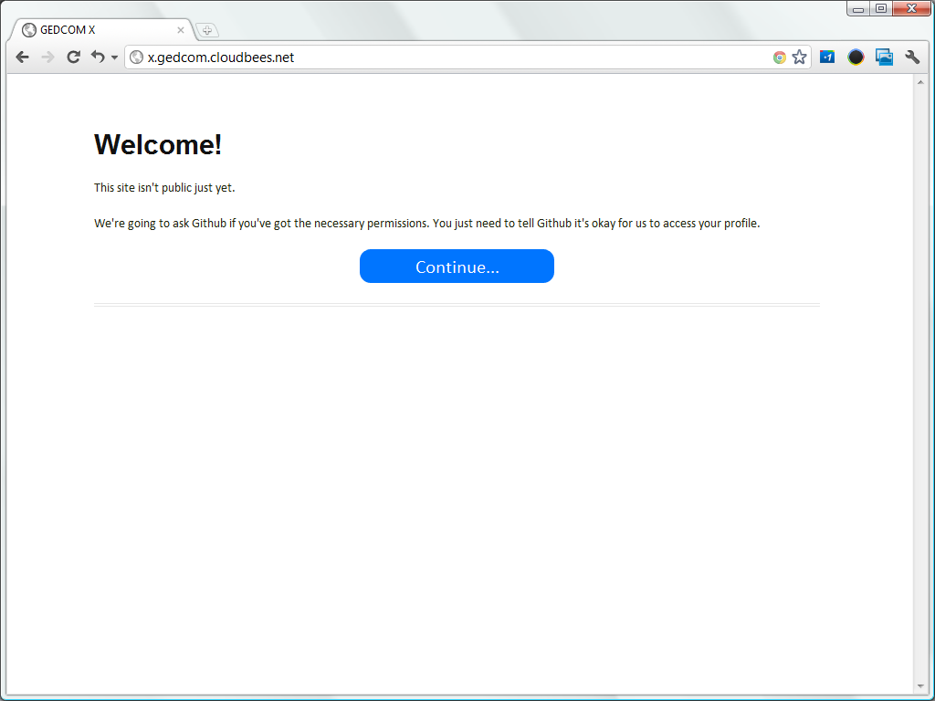 GEDCOM X home page 2011: not public yet