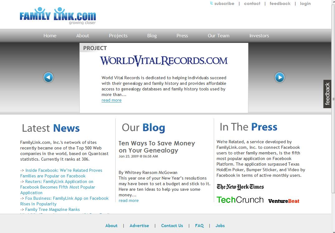 New Corporate FamilyLink ugly