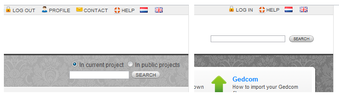 StamboomNederland Search box