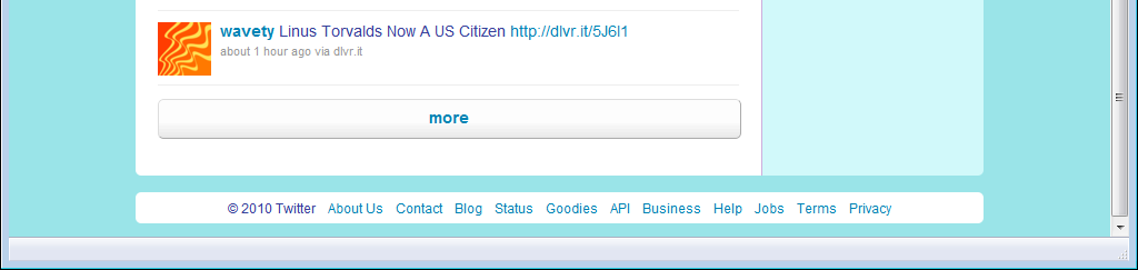 Twitter Old Design Bottom of Page