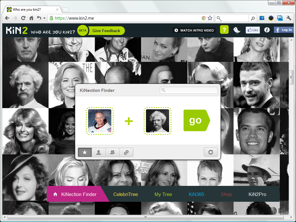 KiN2 KiNection Finder: Buzz Aldrin & Mark Twain