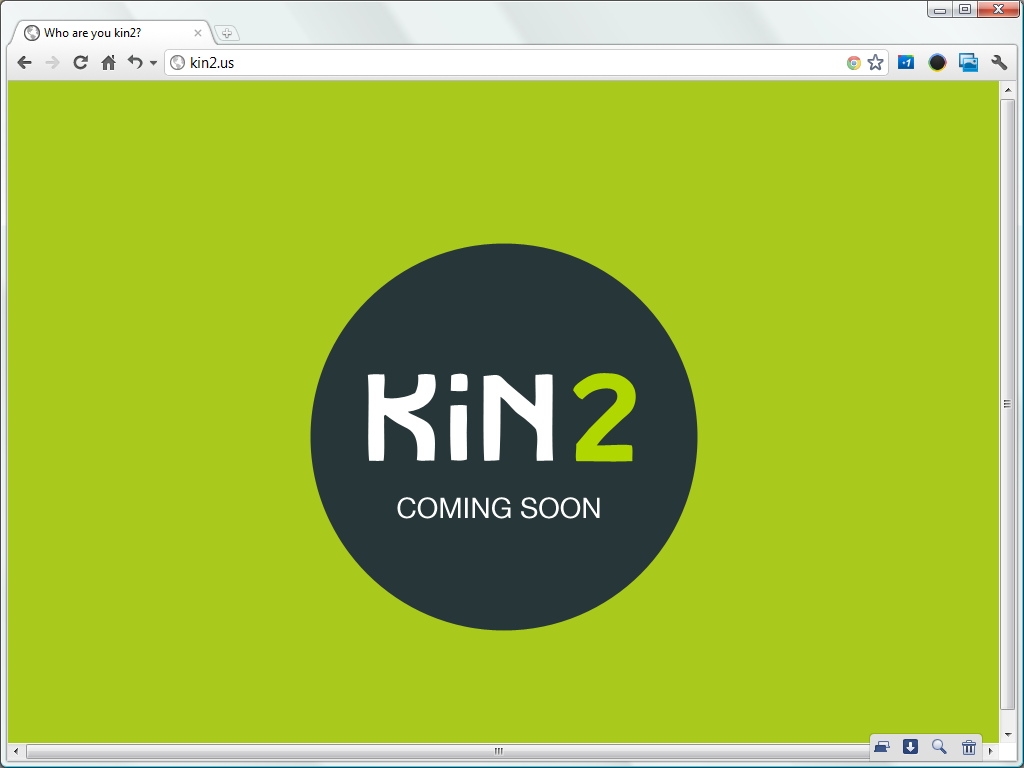 KiN2 Home Page 2012: Coming Soon